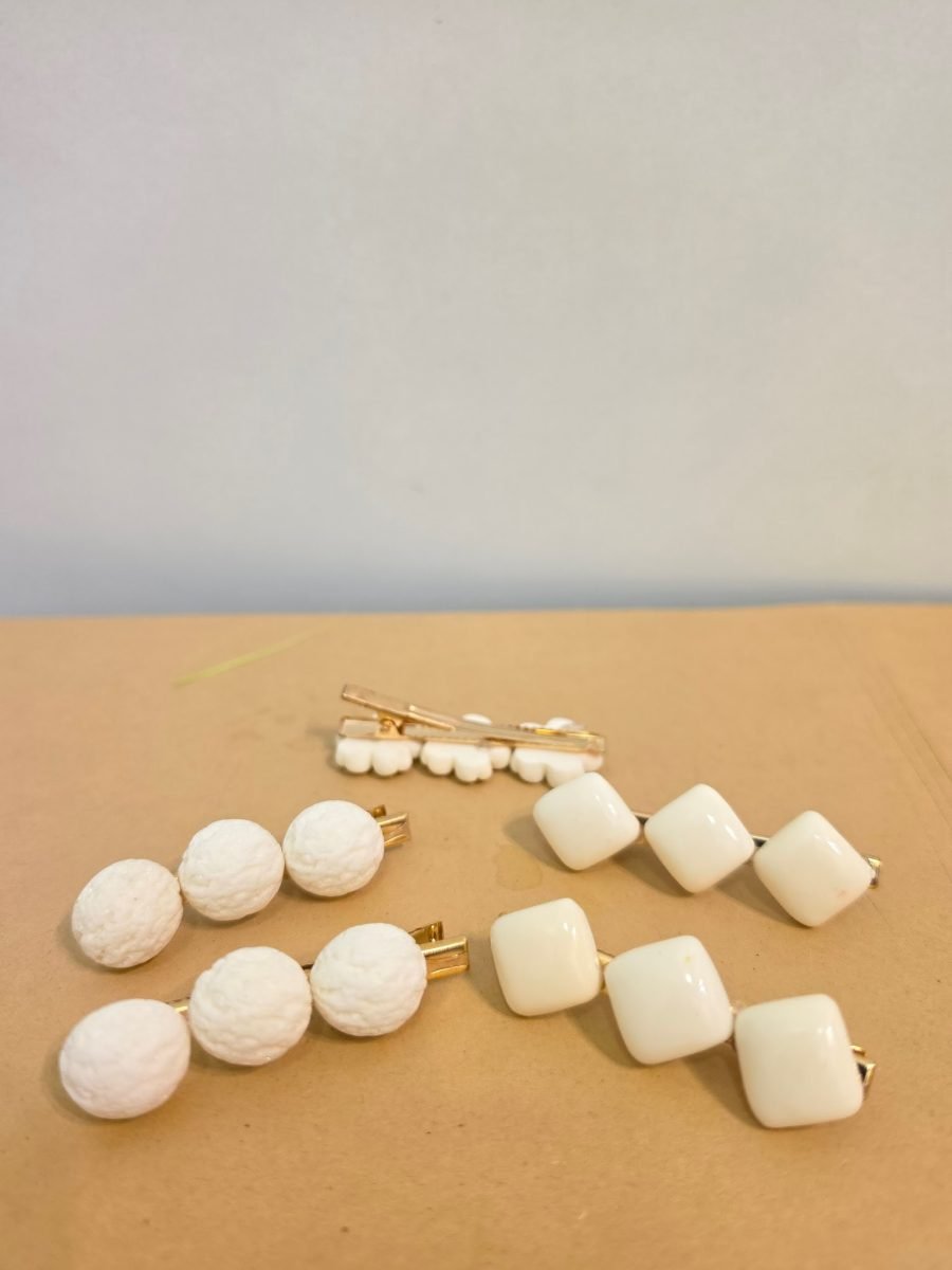 Acrylic 2 Charms Tictac Clips