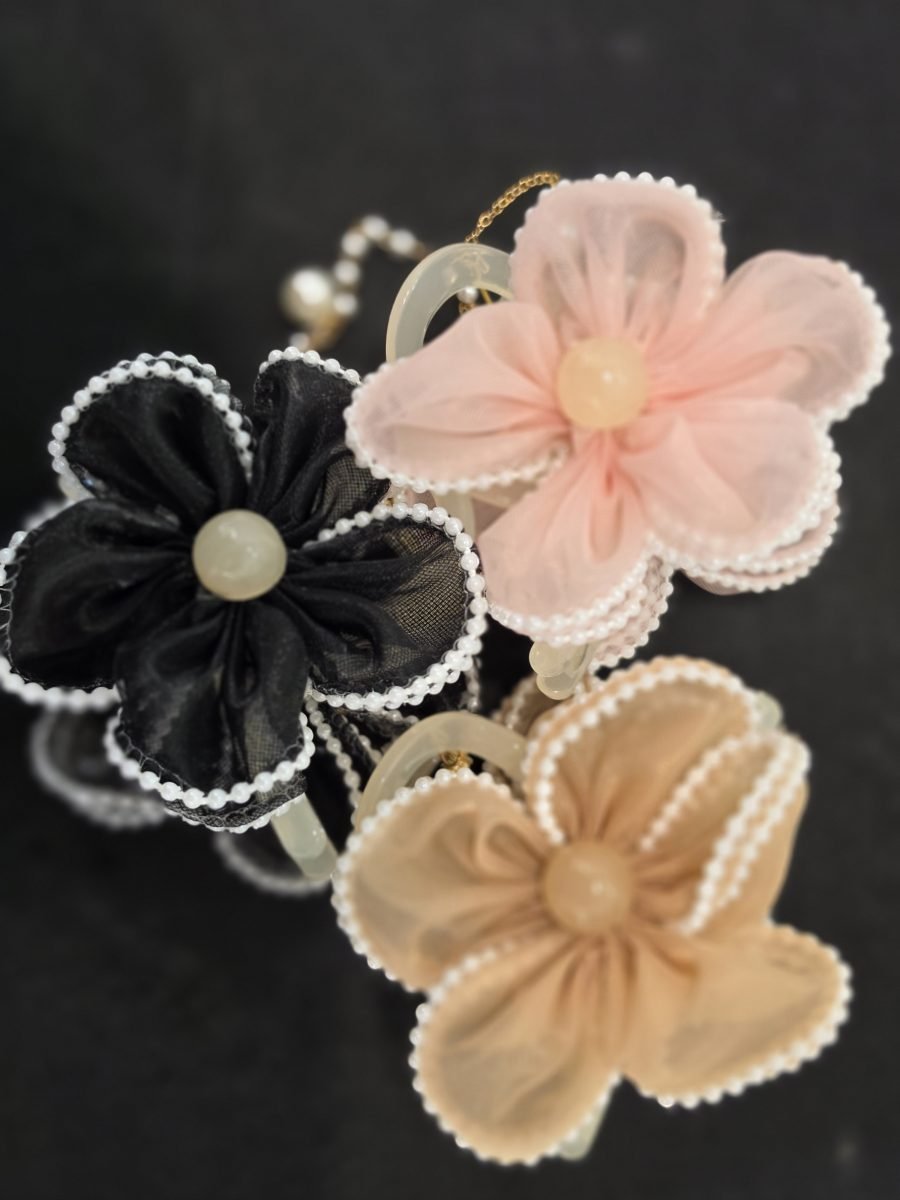 Fancy Flower Hanging Clutch
